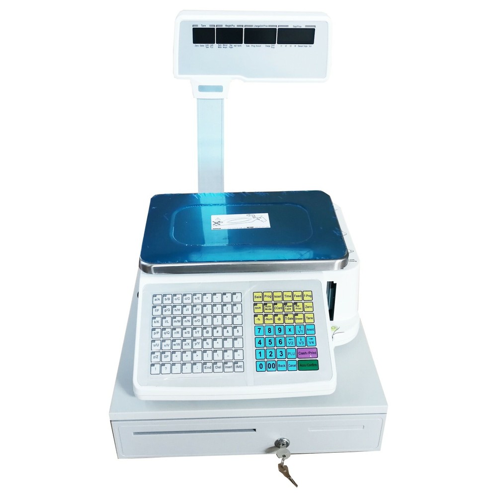 Techtongda Digital Price Computing Scale Thermal Printer Electronic Scale 15kg
