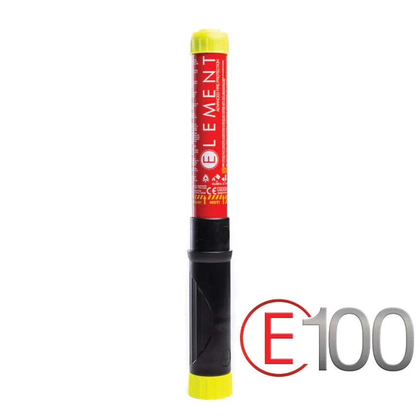 Element E100 Fire Extinguisher Stick 40100, 100 second discharge NO MAINTENANCE
