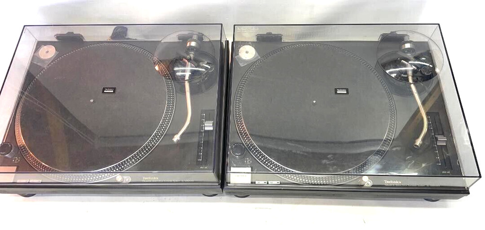 Technics SL-1200MK3 Pair Direct Drive DJ Turntable Black