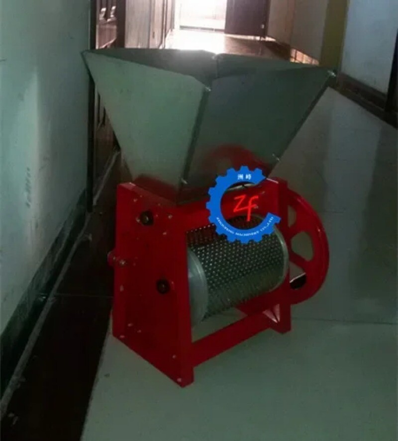 Manual Coffee Bean Peeler Stripper Hand Crank Small Peeling Machine Tool