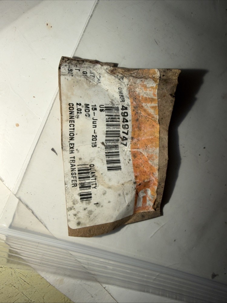 Cummins Exhaust Transfer Connection 4949747