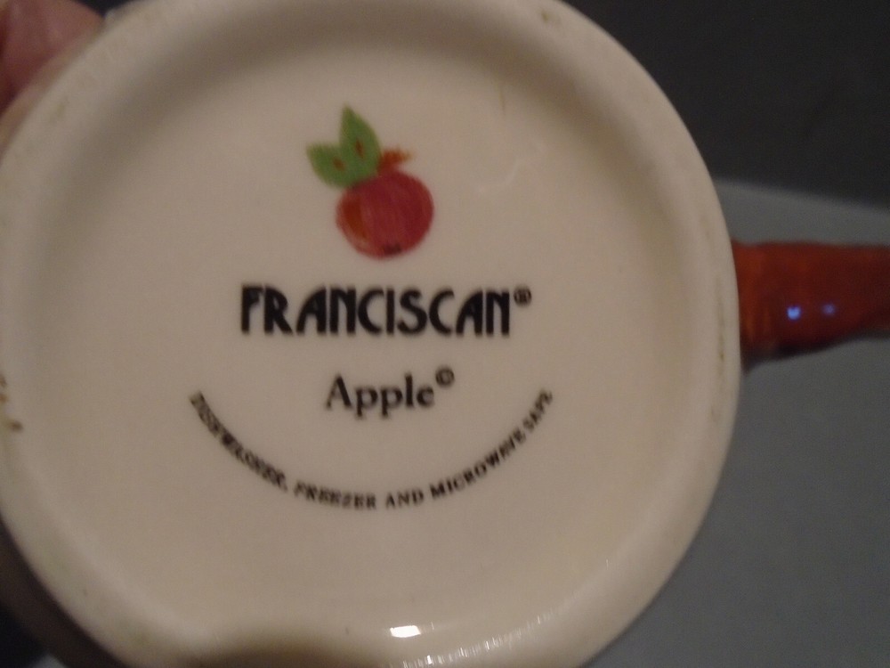 Franciscan Apple Creamer New Never Used