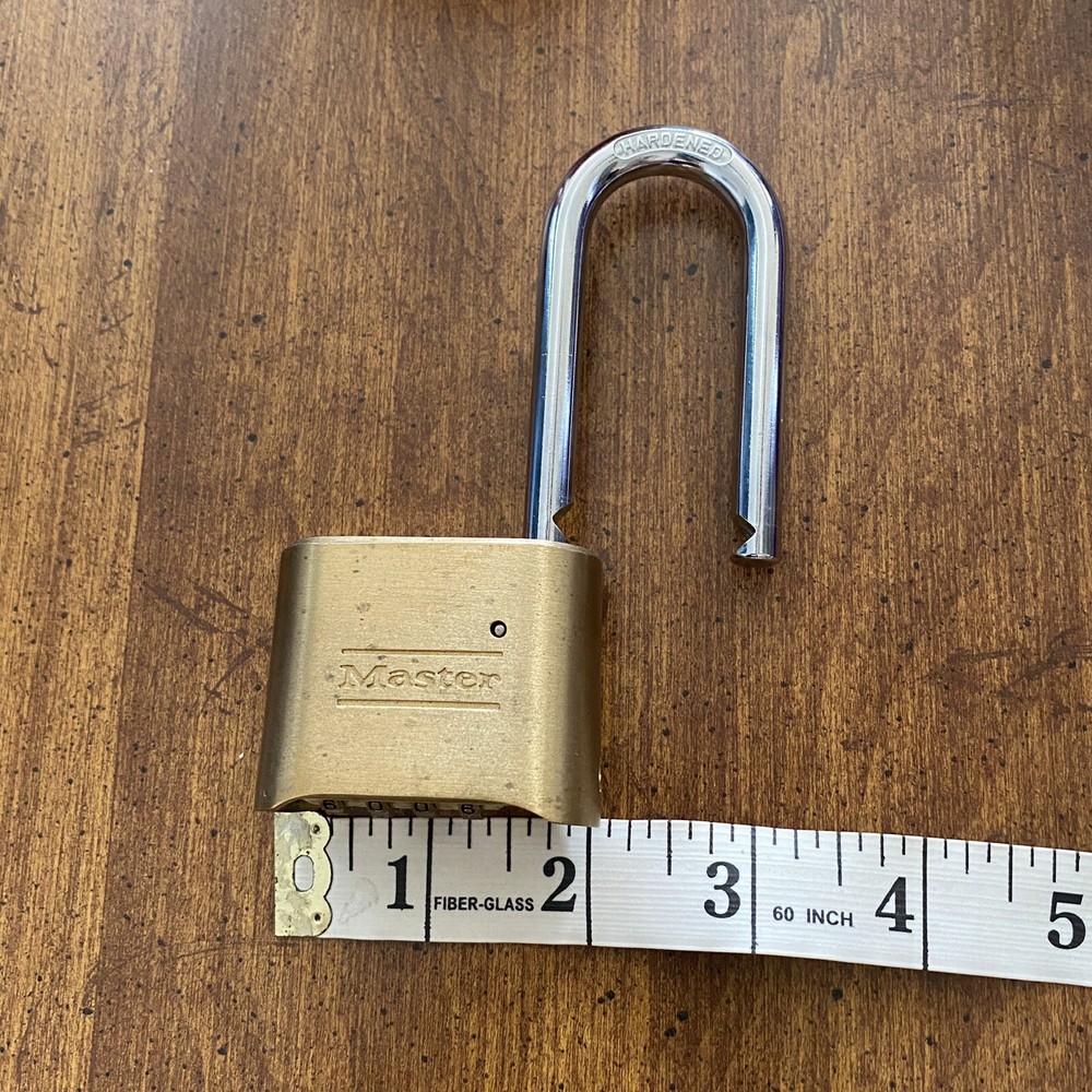 Master Combination Brass Padlock (Used with Visible Markings)