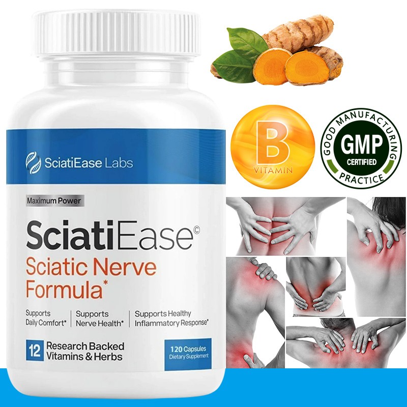 Advanced Sciatica Support Capsules—Support Nerve Health—Reduce Inflammation