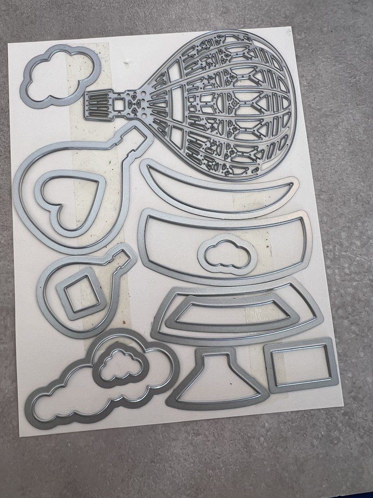 Sizzix Up & Away Thinlits Dies # 142748, 15 Die Set