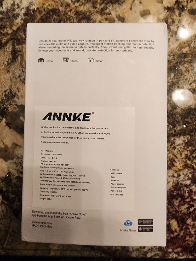 ANNKE Smart PT WIi Fi Camera 1080p