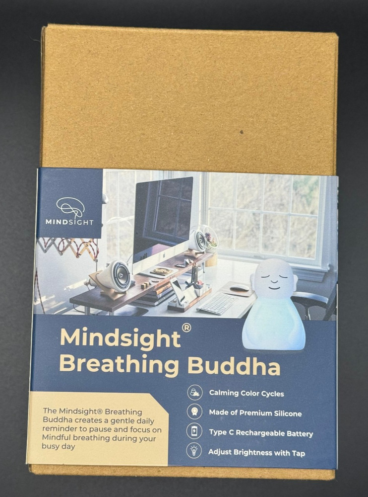 Mindsight Breathing Buddha • Visual Meditation Tool for Mindfulness & Stress