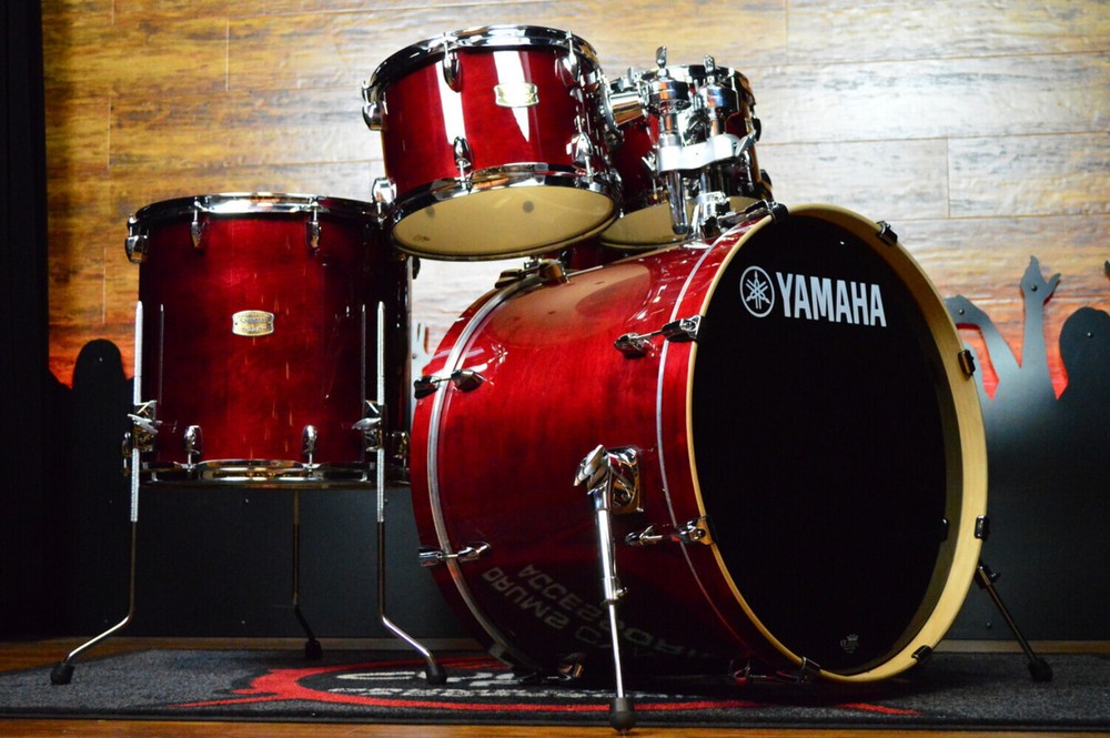 Yamaha Stage Custom Cranberry Red 5pc Shell Pack Open Box