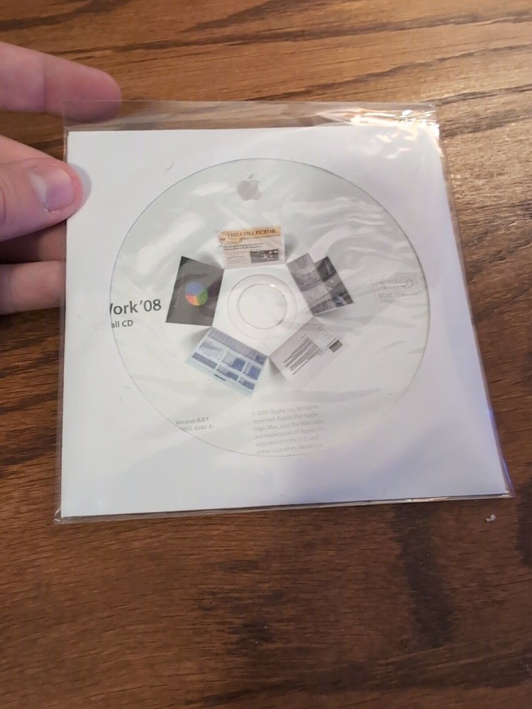 Apple Mac iWork '08 - Includes Keynote, Pages, Numbers - MA790Z/A