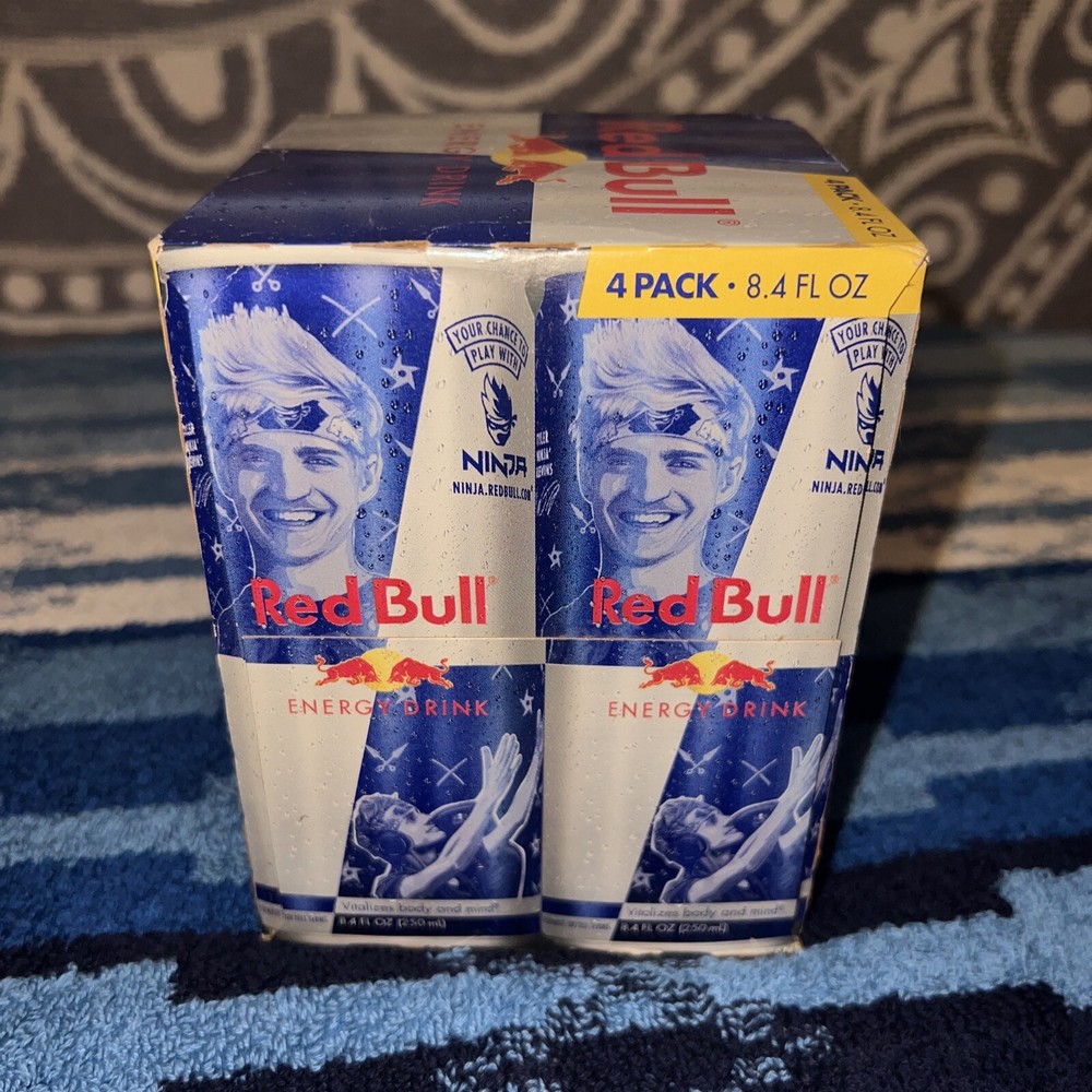 Ninja Red Bull 4pack Limited Edition! New!