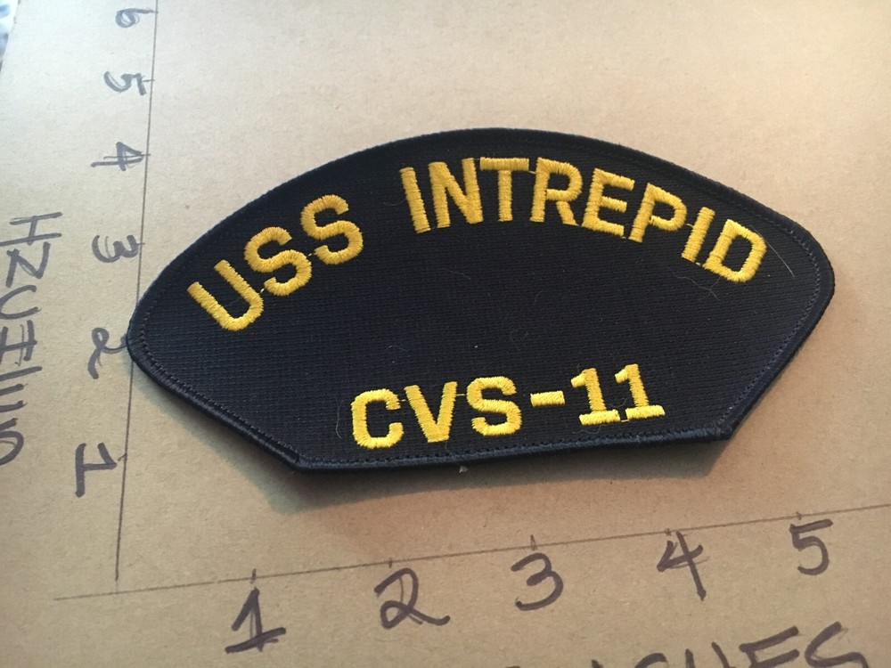 US Navy USS Intrepid CVS-11 Hat Patch 5/20/25
