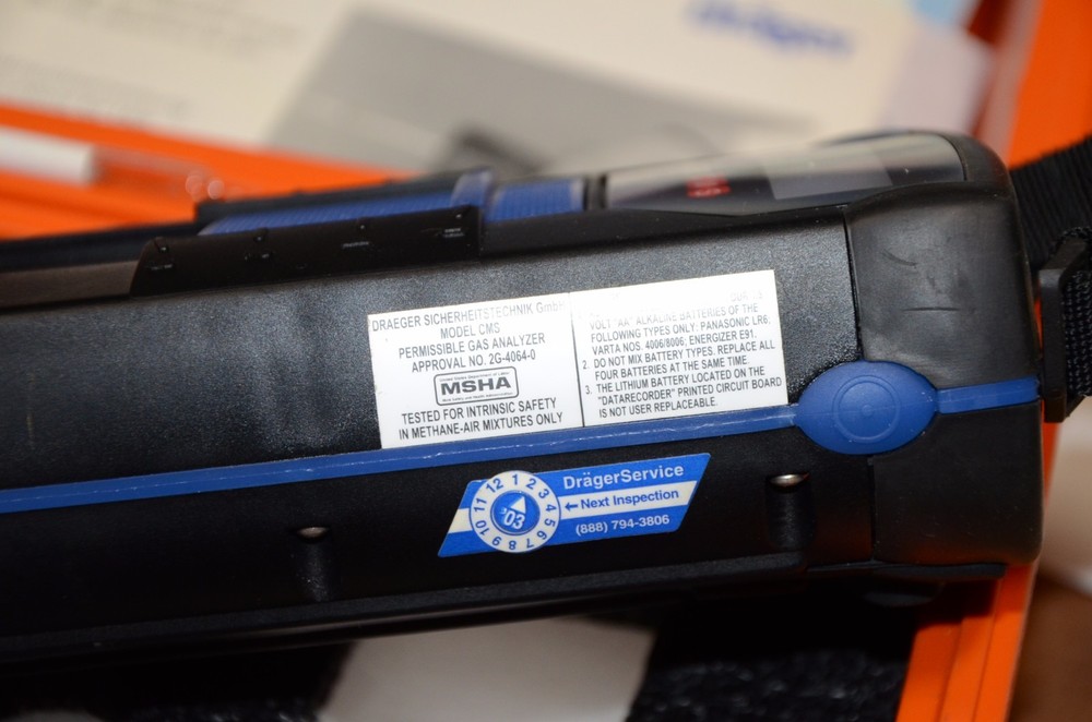 Drager CMS Permissible Gas Analyzer Kit With Accessories