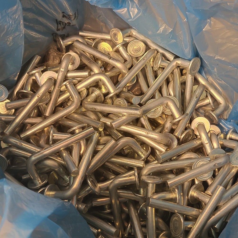 Universal Pallet Rack J Bolt Drop Pin, Pkg Qty 167