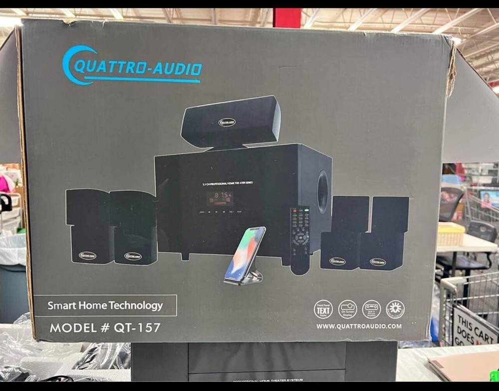Quattro-audio model qt-157. Open Box. Never Used ✅✅✅