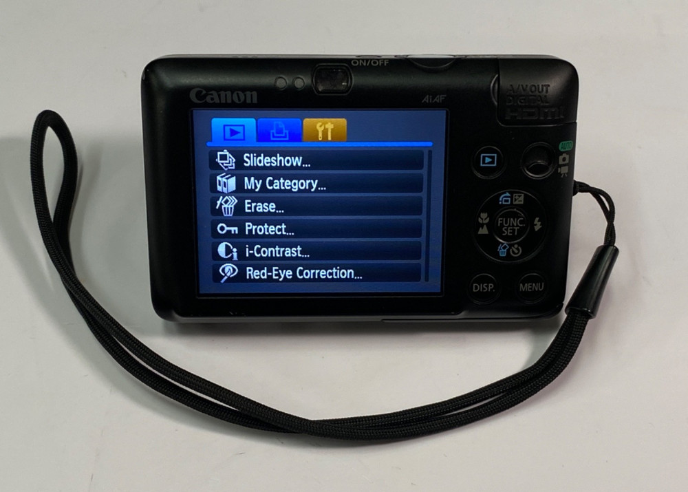 Canon PowerShot Digital ELPH SD780 IS 12.1 MP Compact Camera Bundle *WORKING