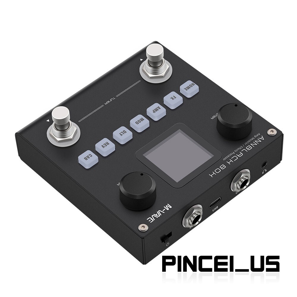 M-VAVE ANNBLACK BOX Amp Modeler Effects Processor w/ 1.54" Color