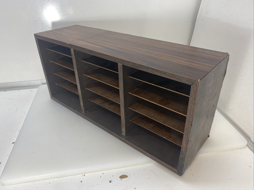 45 CD Laminated Wooden CD Rack Stand Storage Holds 45