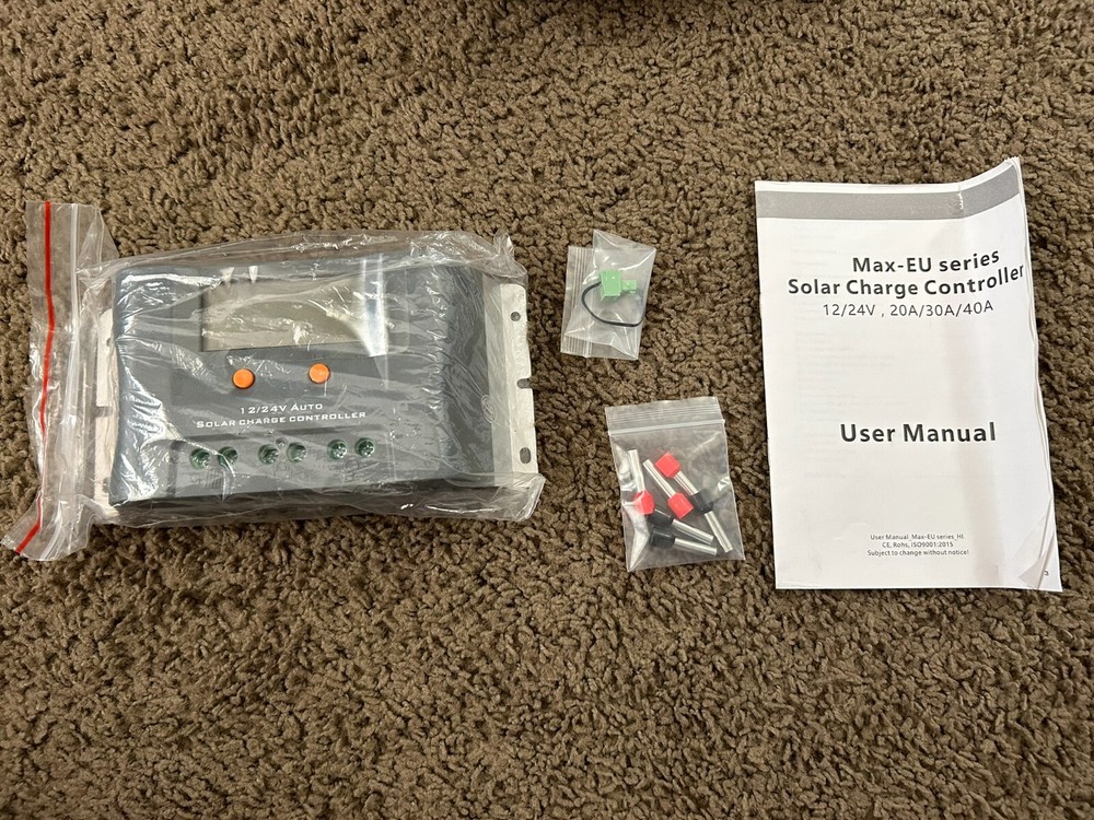 Max30-EU 30A 12V/24V PWM Solar Charge Controller Max-EU series