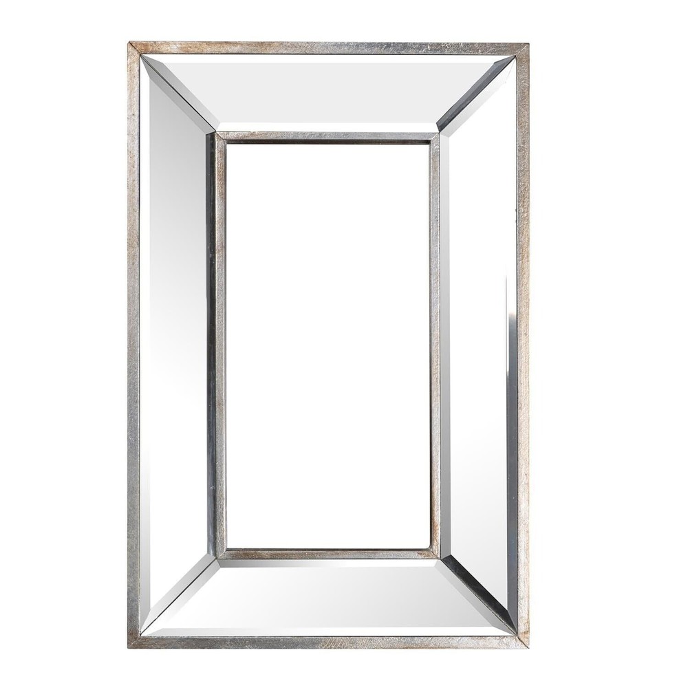 18 Silver Framed Accent Mirror