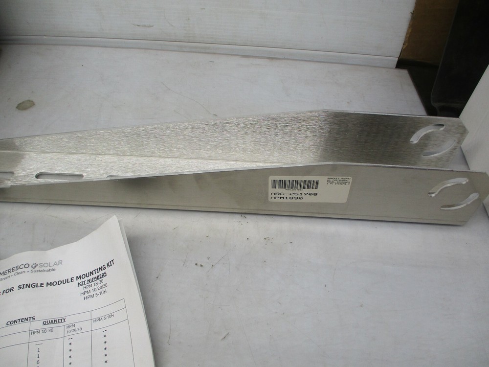 Ameresco Solar Panel Mounting Bracket hpm 18-30