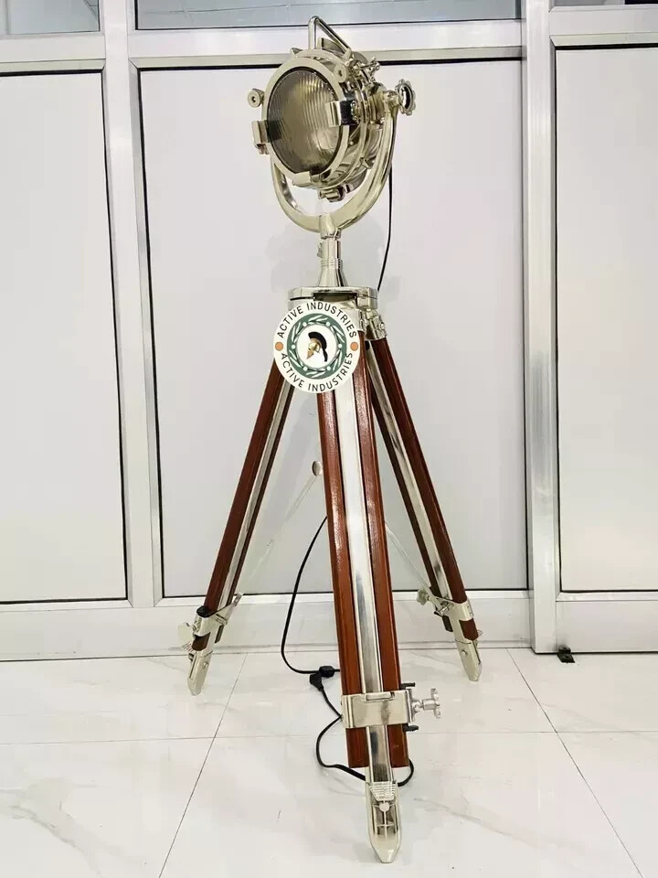 Designer Floor Light lamp Spotlight with tripod Marine Searchlight
