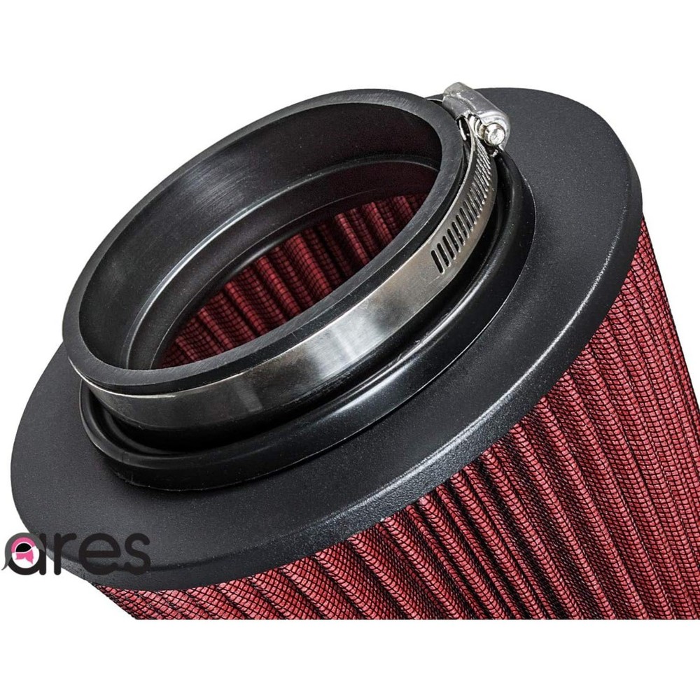 Red 3' Universal Dry Air Filter Cone Dry Filter Replacement