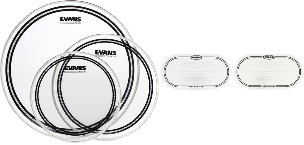 Evans ETP-EC2SCLR-R + Evans EQPC2 Value Bundle