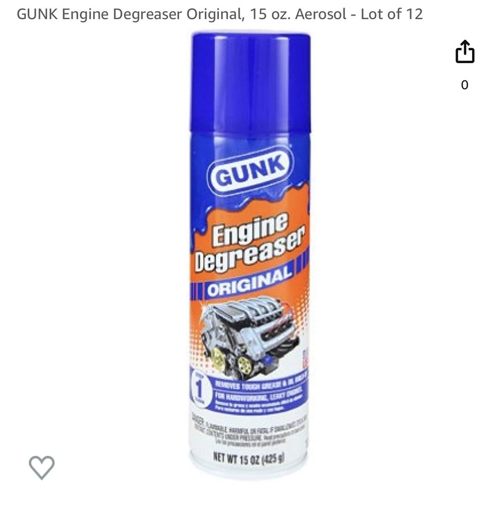 GUNK Original Engine Degreaser 4pack- 15 oz, Best Quality