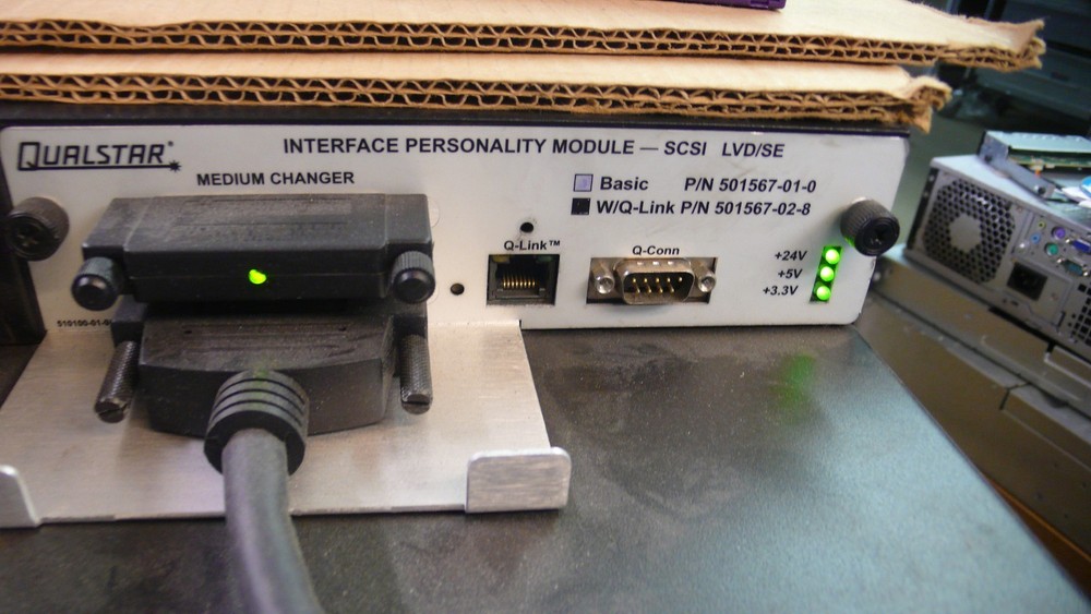 Qualstar 501567-02-8 SCSI Interface Module + Q-Link From RLS 8204 RORKE DATA