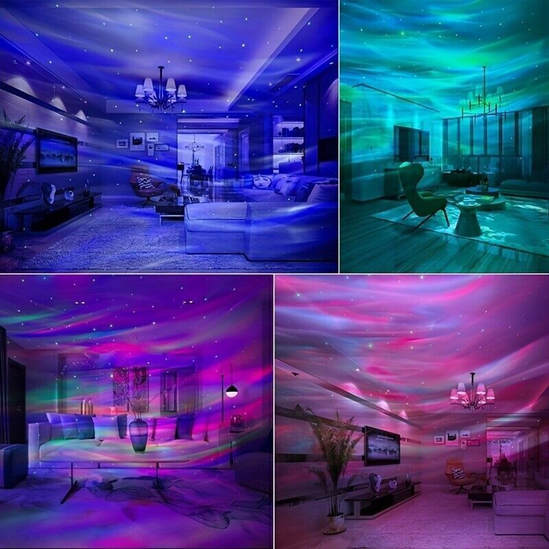 Star Projector, Northern Galaxy Light Aurora Projector USB Remote Bedroom Decor
