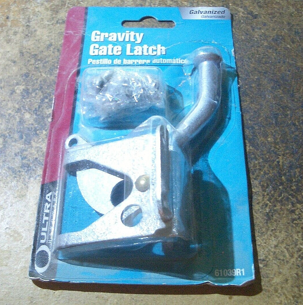 Ultra Hardware Locking Gravity Gate Latch Steel Galvanized M/N 61039R1