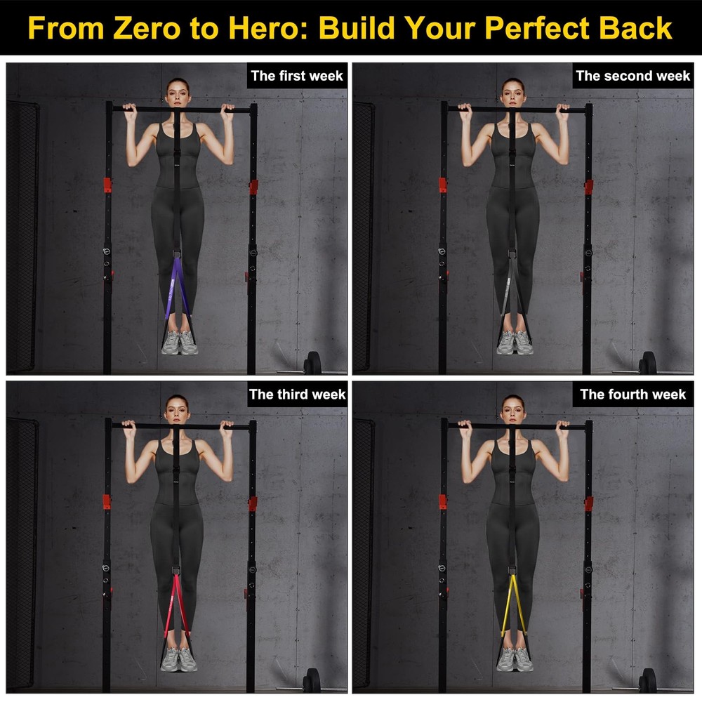 Pull Up Assistance Bands，Heavy Duty Resistance Band for Pull Up Bar，Adjustabl...