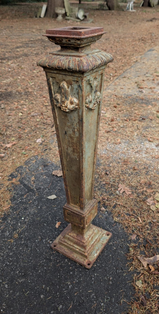 Antique Cast Iron Architectural Column Victorian