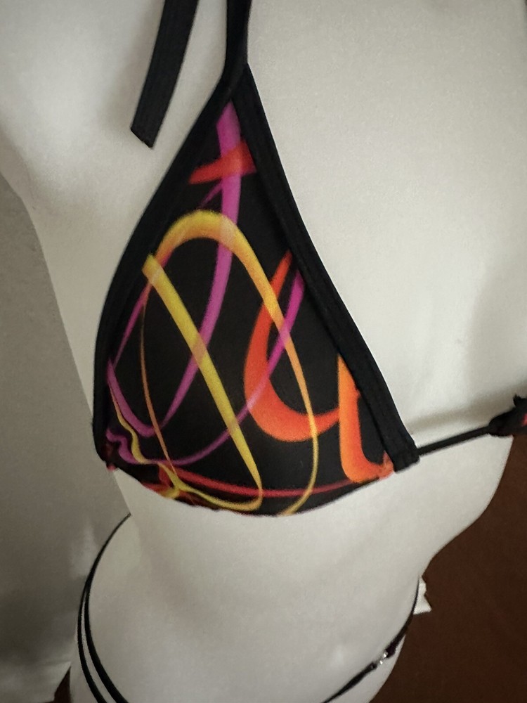Exotic Dancer Tri Top And Thong Set