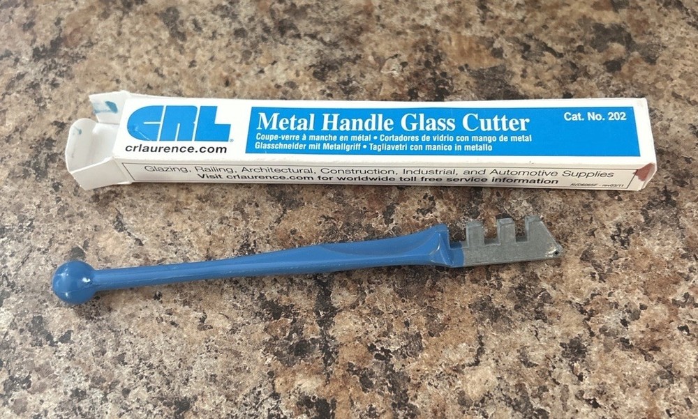 CRL 202 Glass Cutters In Box Blue Handle