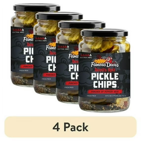 Spicy Pickle Chips Snack Slices