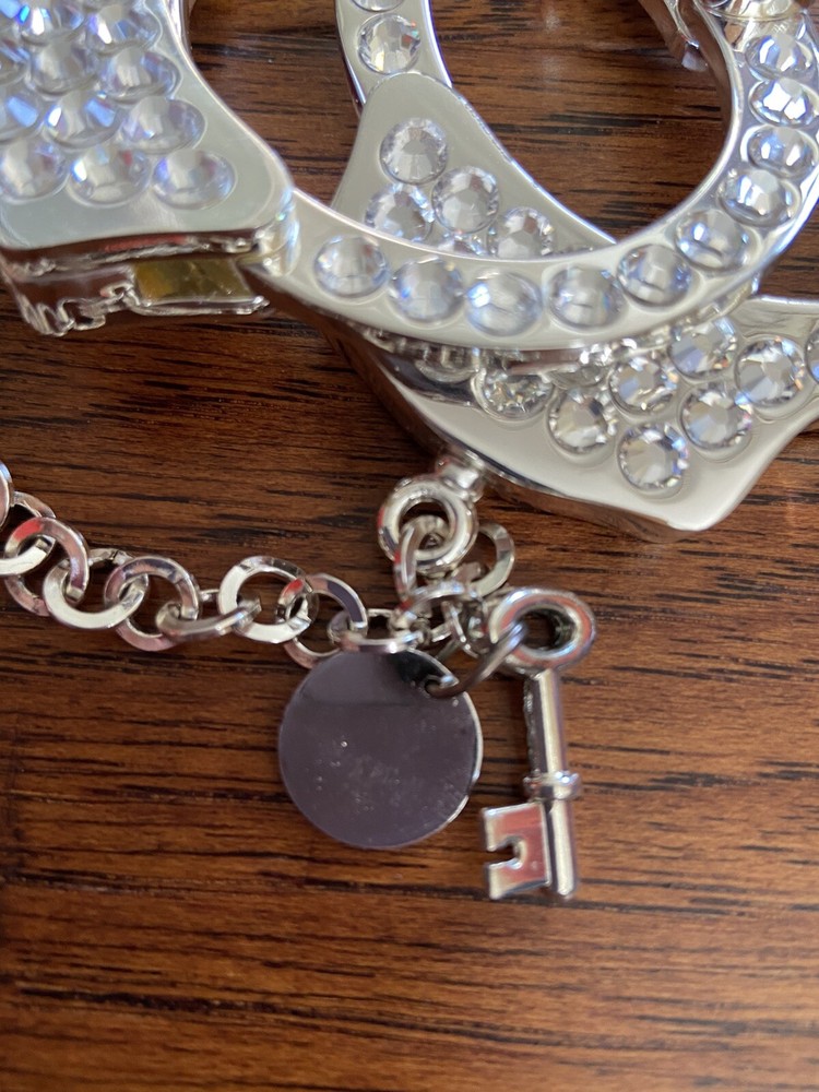 Rhinestone Decor Handcuffs From Neiman Marcus