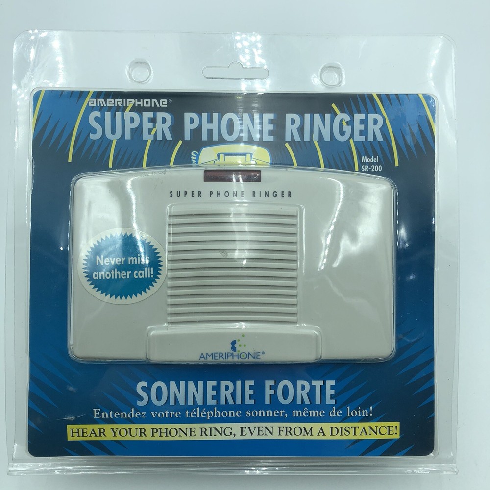 Ameriphone SR-200 95dB Super Loud Phone Ringer Lighted Visual Indicator
