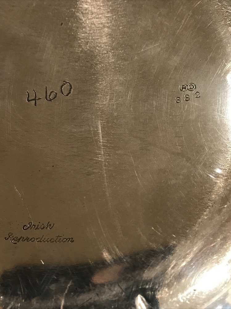 Sterling Silver Serving Dish Irish Reproduction