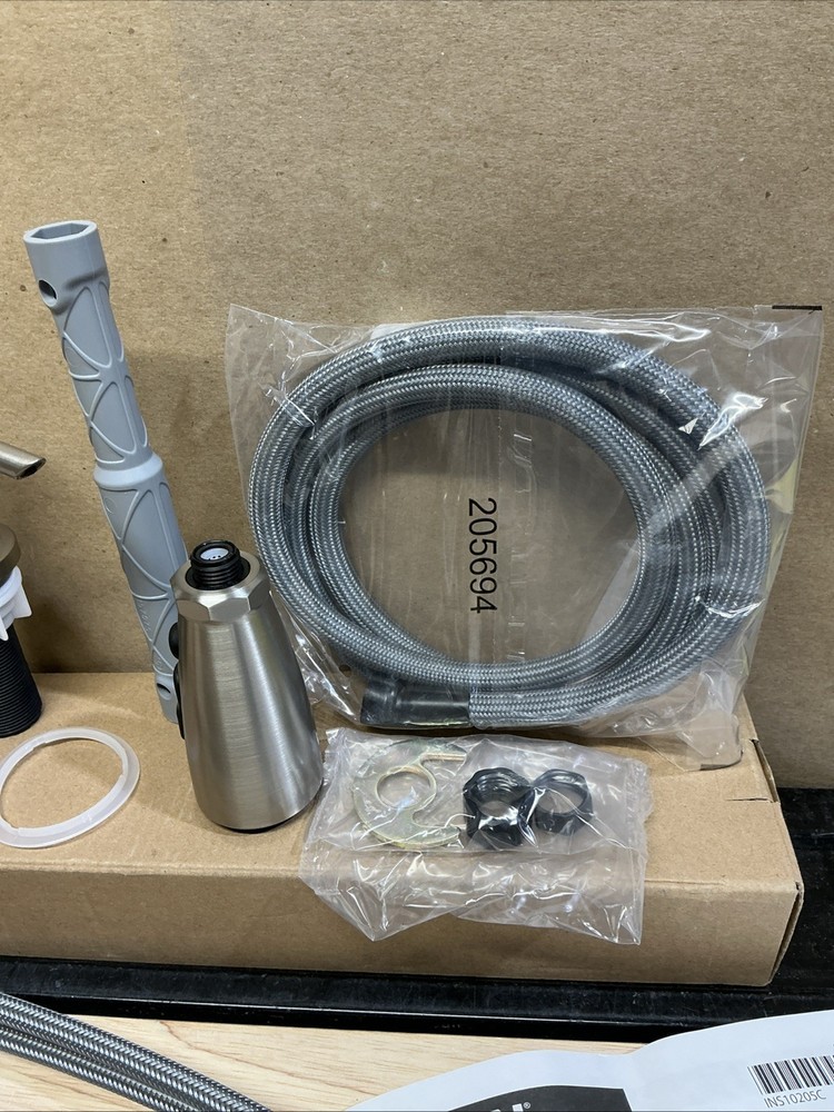 Scratch! MOEN Boman Single Handle Pull-Down Sprayer Kitchen Faucet w/ Soap