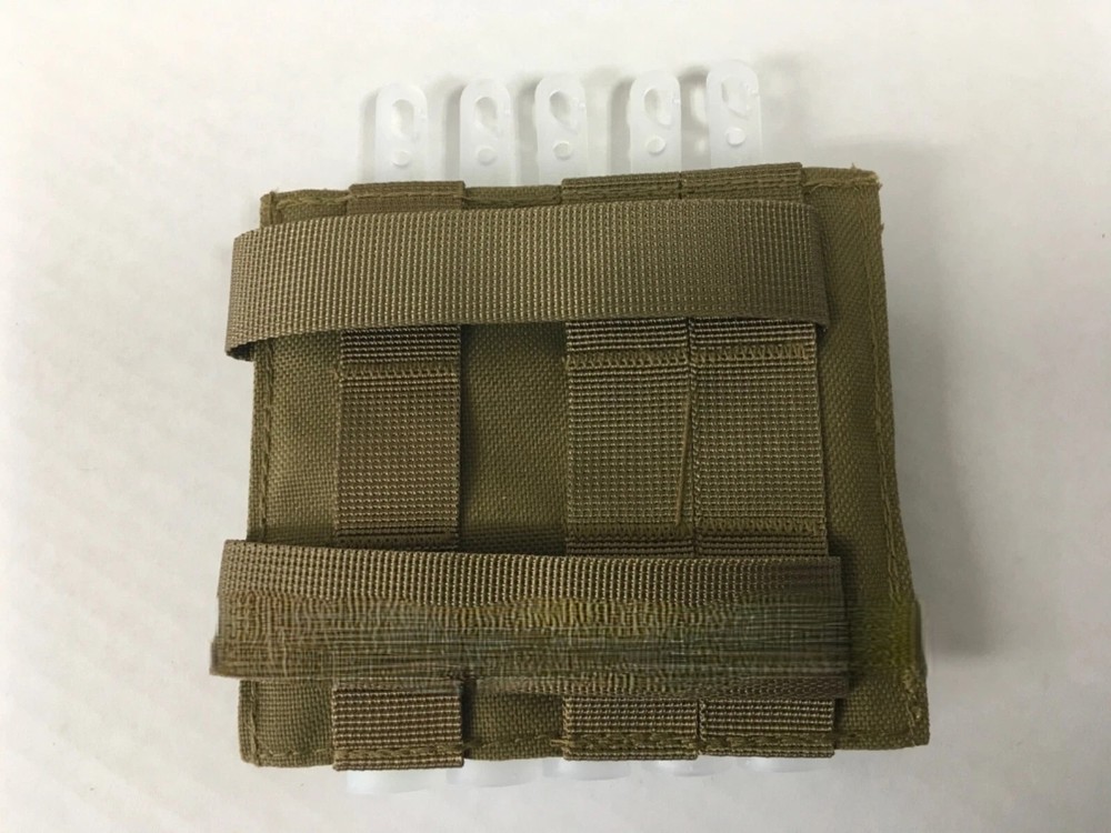 Tactical Elastic Glow Light Shotgun Shell Pouch Hook Loop plus 5 Glow Sticks