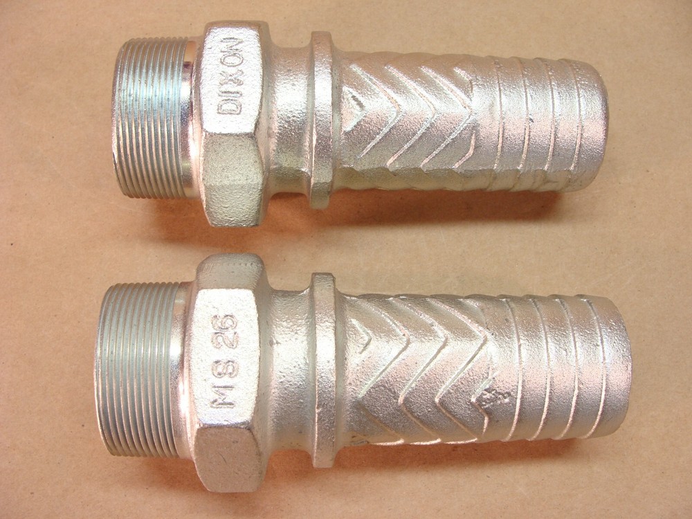 NEW lot of 2 DIXON MS26 2" hose shank 2" male NPT pipe barb MANY available