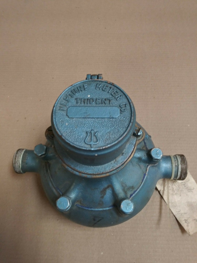 Antique Trident Water Meter 1-66-2 D