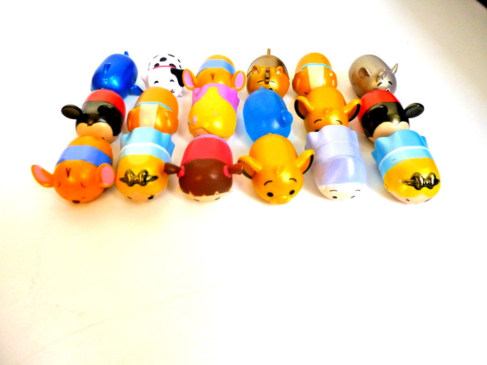Disney Zuru Mini Plush Figures Stackable Collectible - 18 total