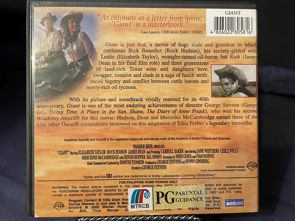 Giant Video CD VCD Excellent Complete RARE Read