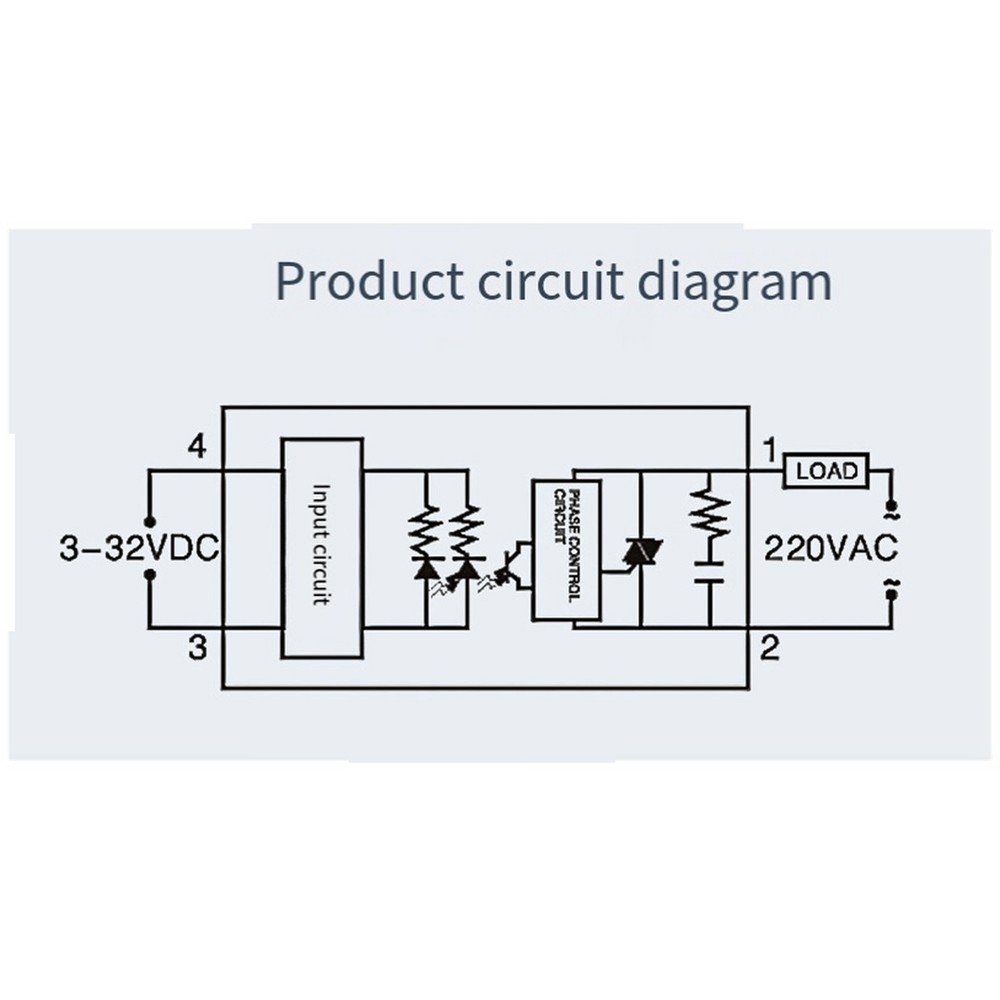 Single Phase Solid State Relay, Single Phase SSR, DC Control, AC Semiconductor r8366