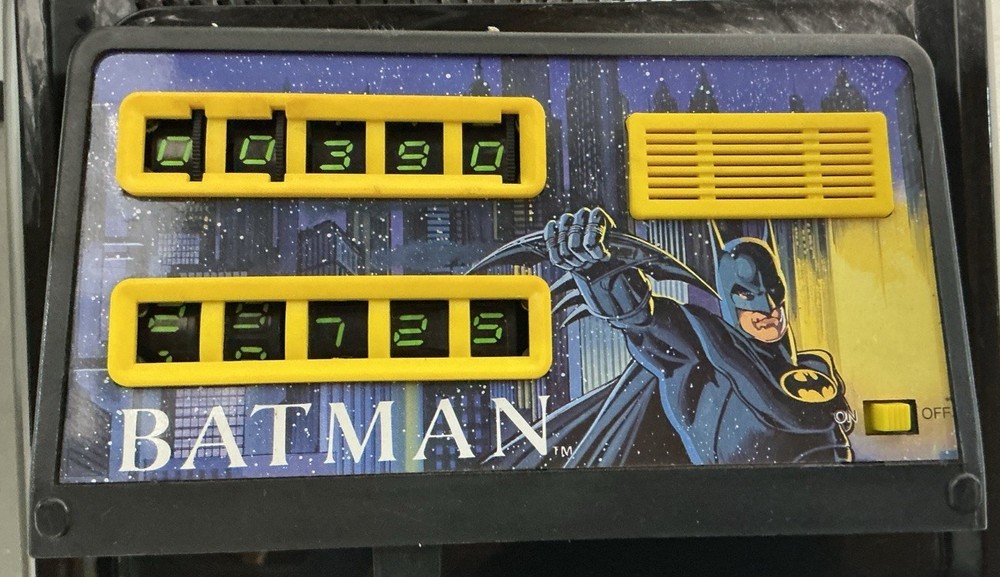 Vintage Batman Returns Electronic Pinball TOP Only UNTESTED AS IS