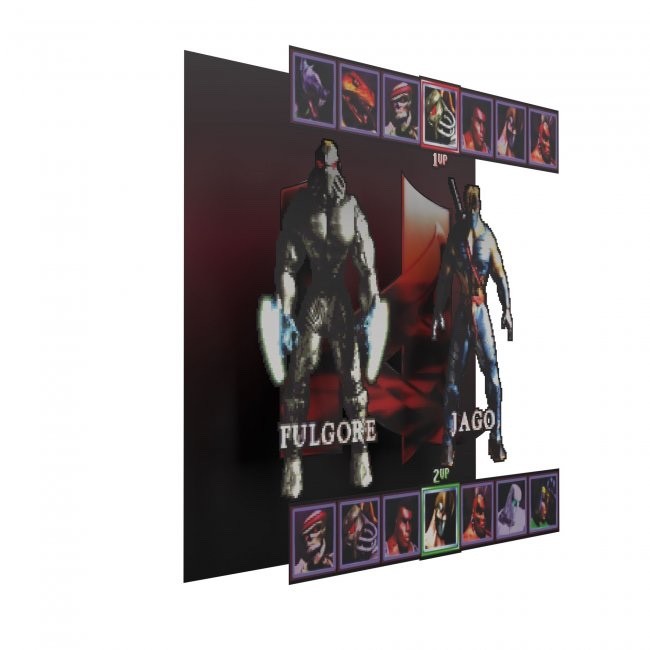 Pixel Frames Killer Instinct - Fight On! Shadow Box - 9" x 9"