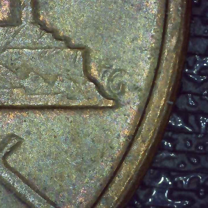 1979 D Lincoln Penny error repunched mintmark