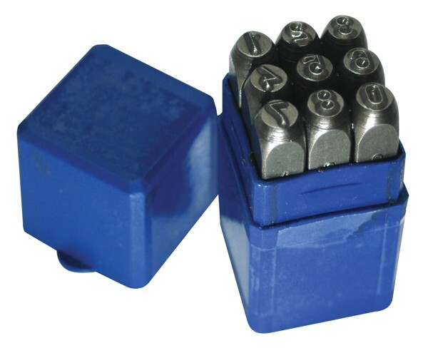 ATD-9603  1/4" Number Stamp Set 9PC